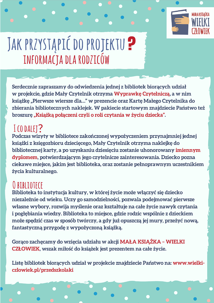 rodzice ulotka maly